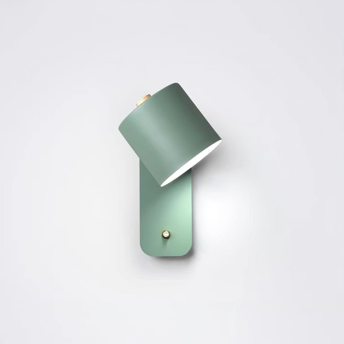 Adjustable Bedside Wall Lamp With Cylinder Rotatable Head
