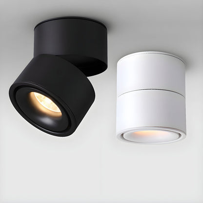 Adjustable Head Ceiling Spotlight Circular Flush Mount