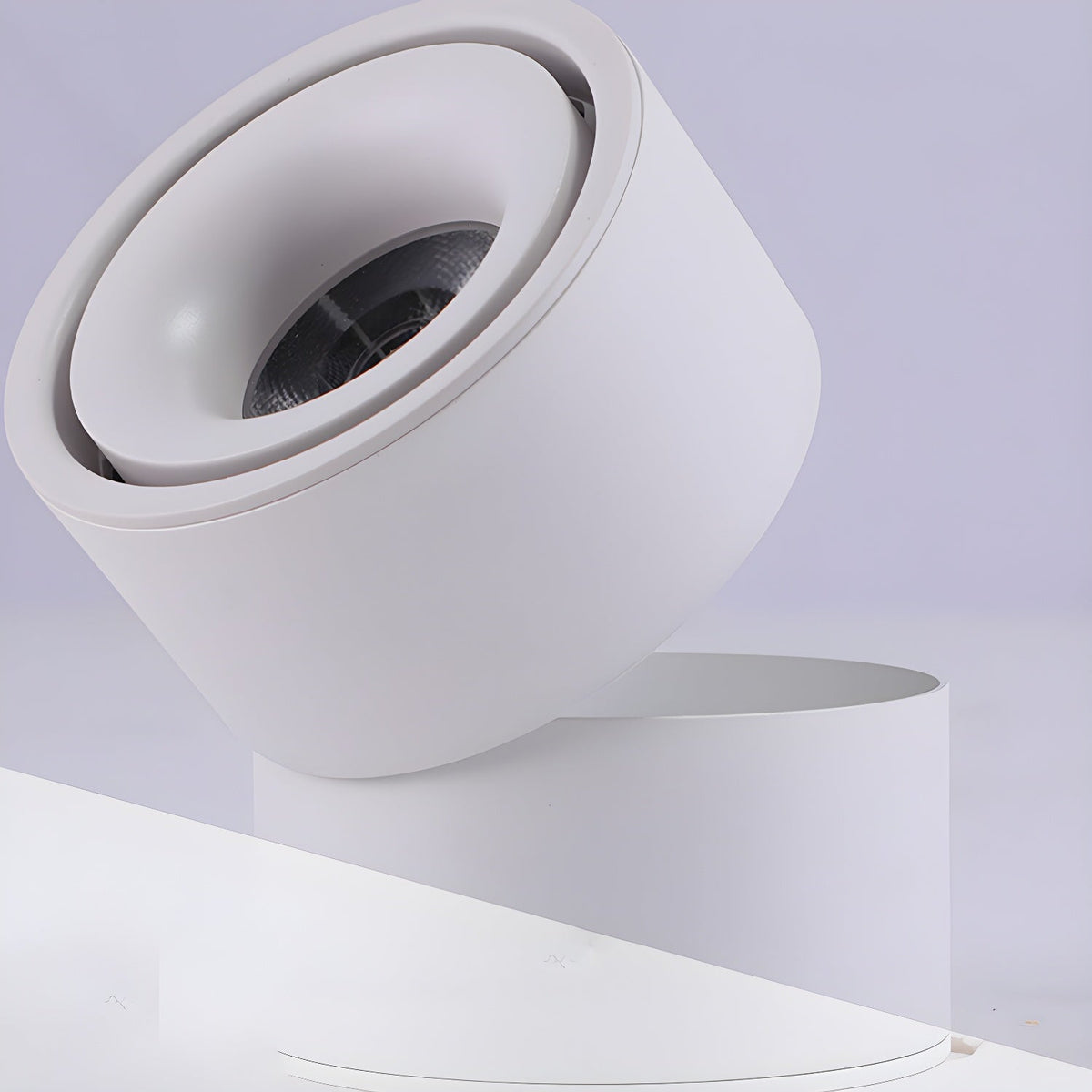 Adjustable Head Ceiling Spotlight Circular Flush Mount