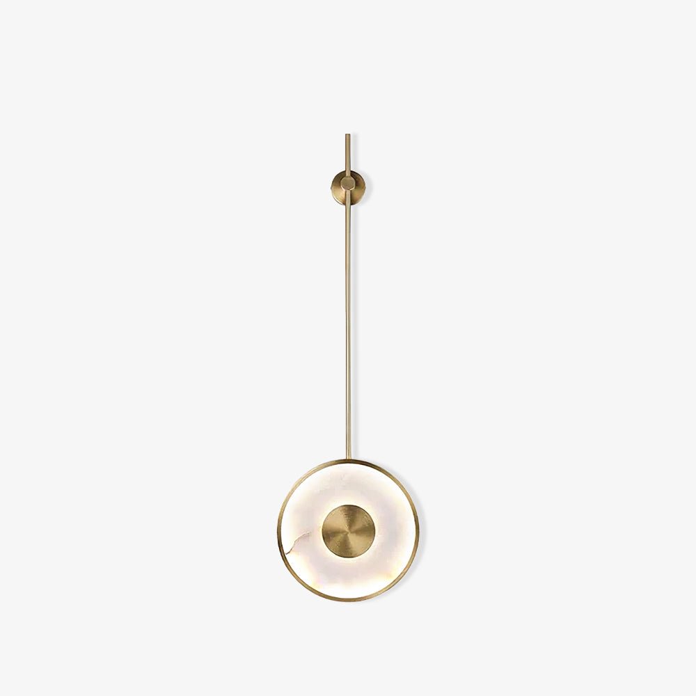 Warm Ambient Glow Alabaster Pendant Light