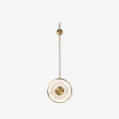 Warm Ambient Glow Alabaster Pendant Light