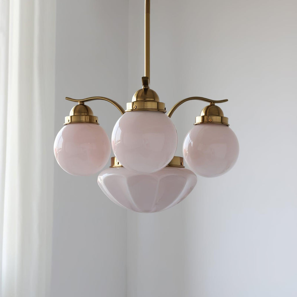 Warm Ambience Delivers Glass Globe Pendant Light