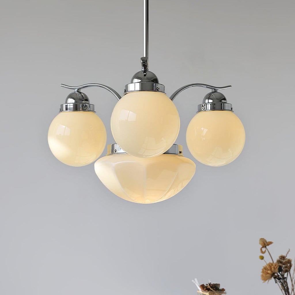 Warm Ambience Delivers Glass Globe Pendant Light