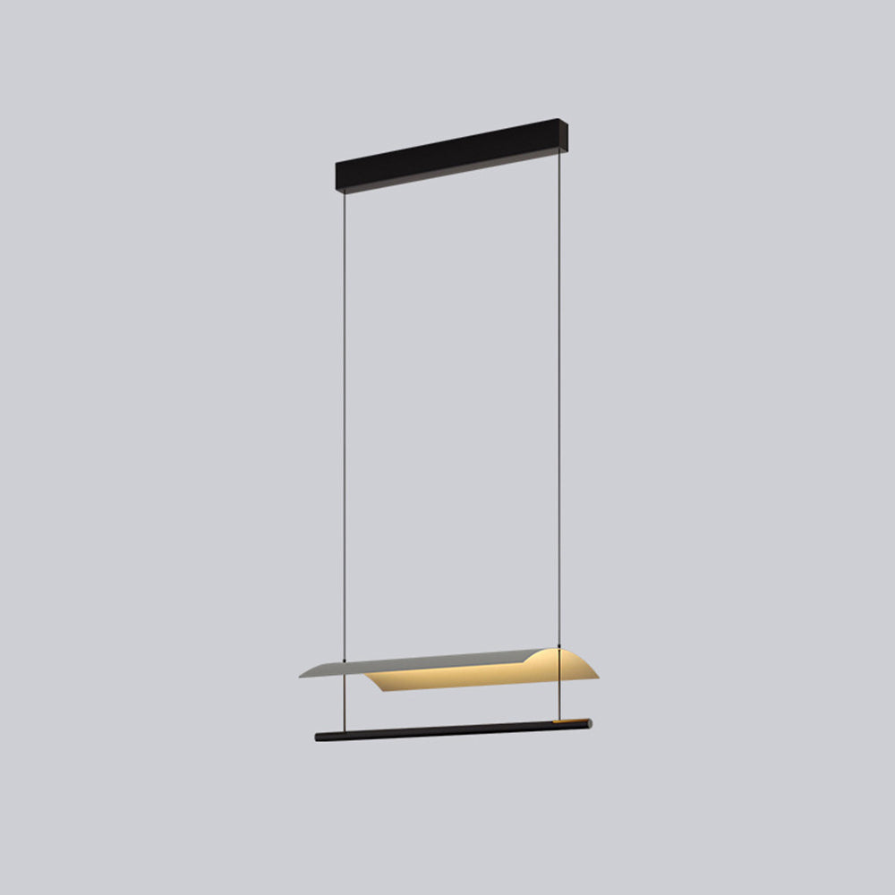Warm Ambience Metal Pendant Light in Cream Shade