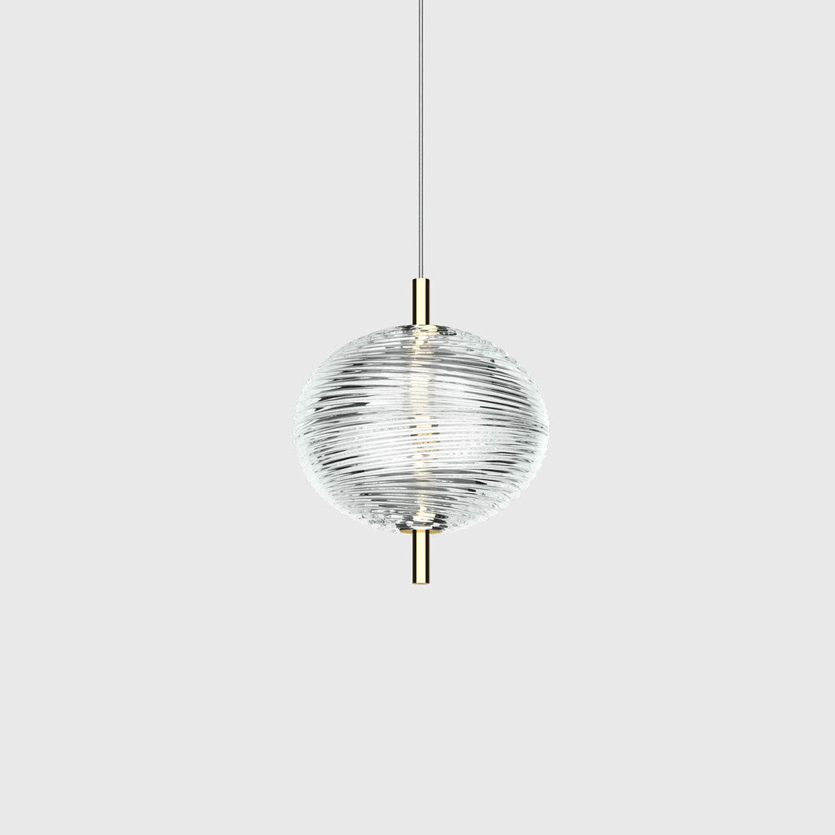 Gold Ambient Glow Modern Black Pendant Light