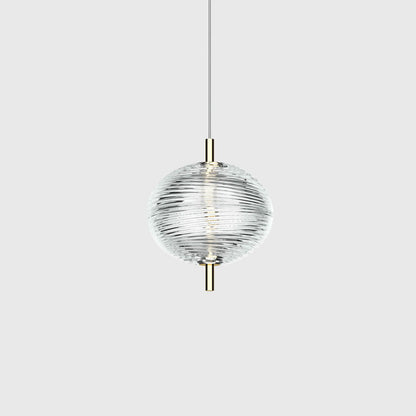 Gold Ambient Glow Modern Black Pendant Light