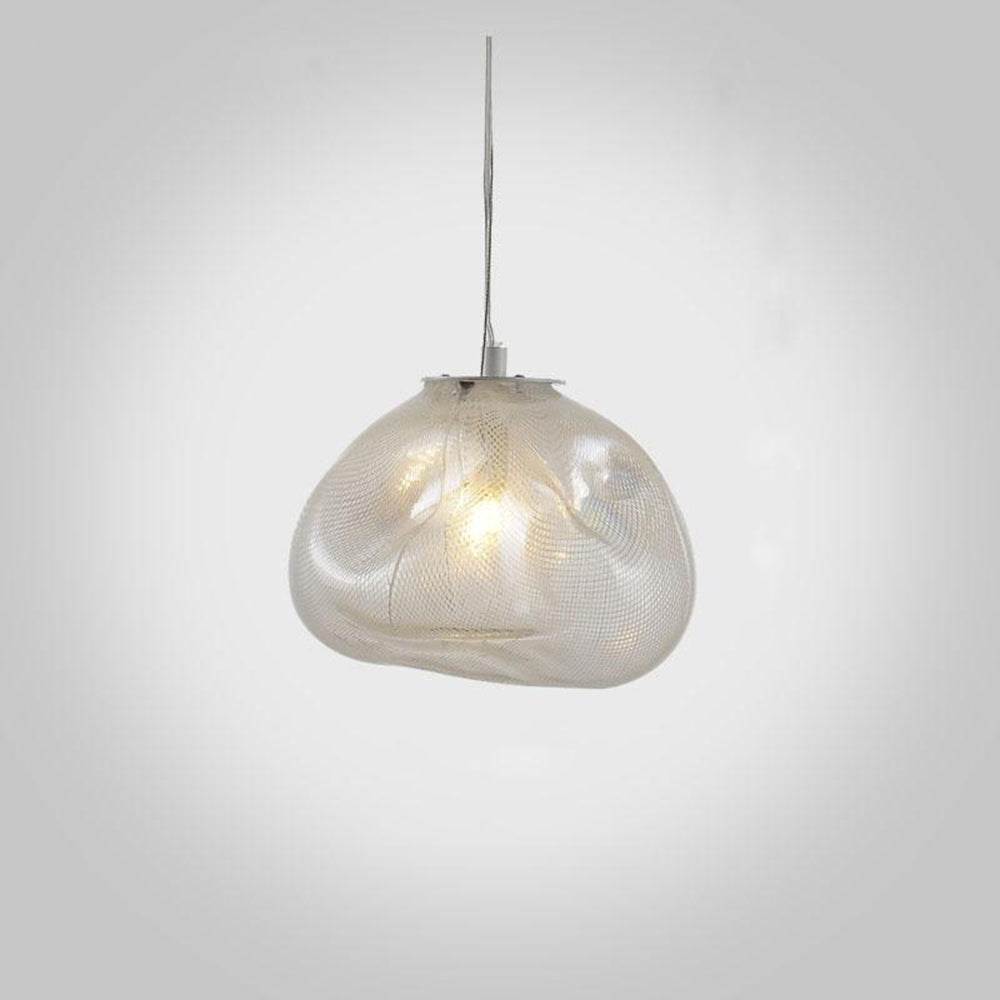Ambient Glow Glass Globe Minimalist Pendant Light