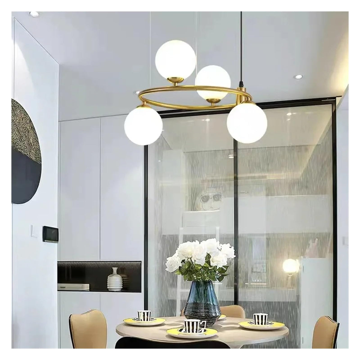Glass Metal Design Nordic Pendant Light With Premium