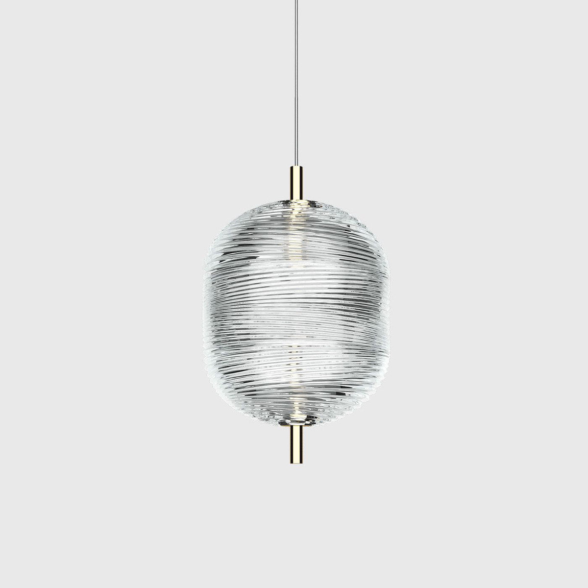 Gold Ambient Glow Modern Black Pendant Light