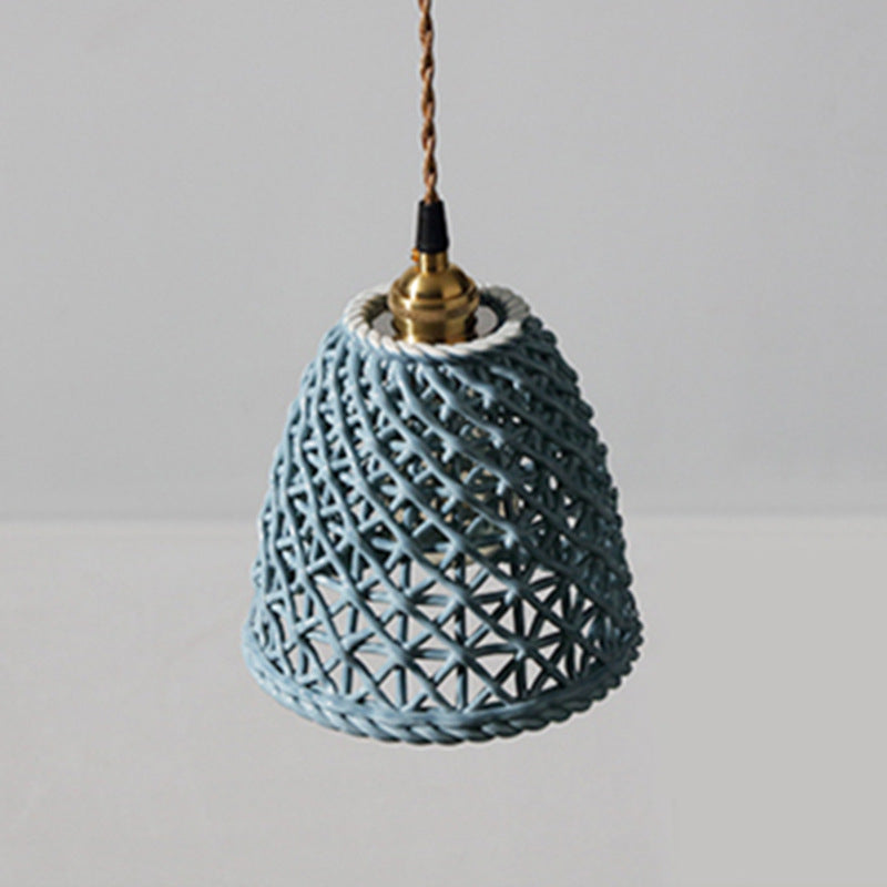 Modern LED Blue White Pendant Light For Ambient Glow