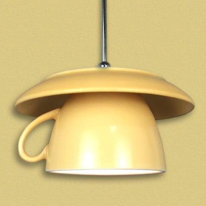 Ceramic Pop Art LED Pendant Light for Ambient Glow