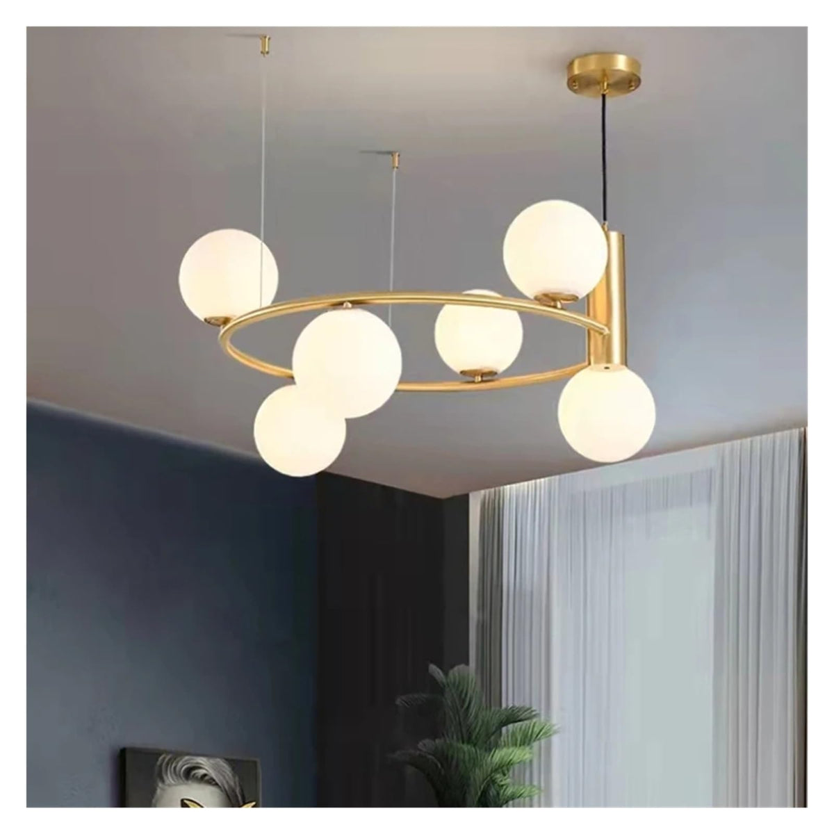 Glass Metal Design Nordic Pendant Light With Premium