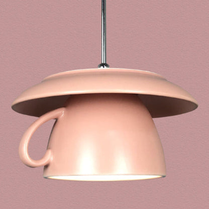Ceramic Pop Art LED Pendant Light for Ambient Glow