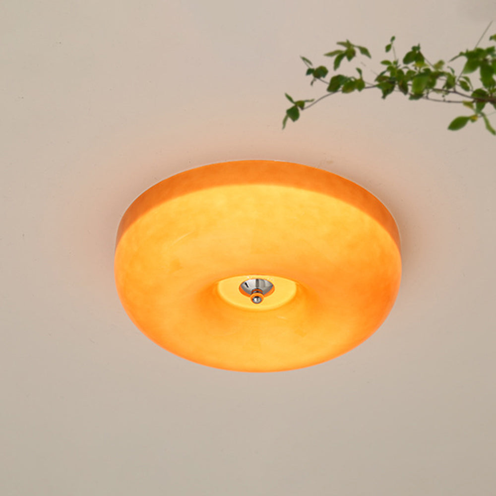 Bedroom And Living Spaces Glass Ceiling Light Cream