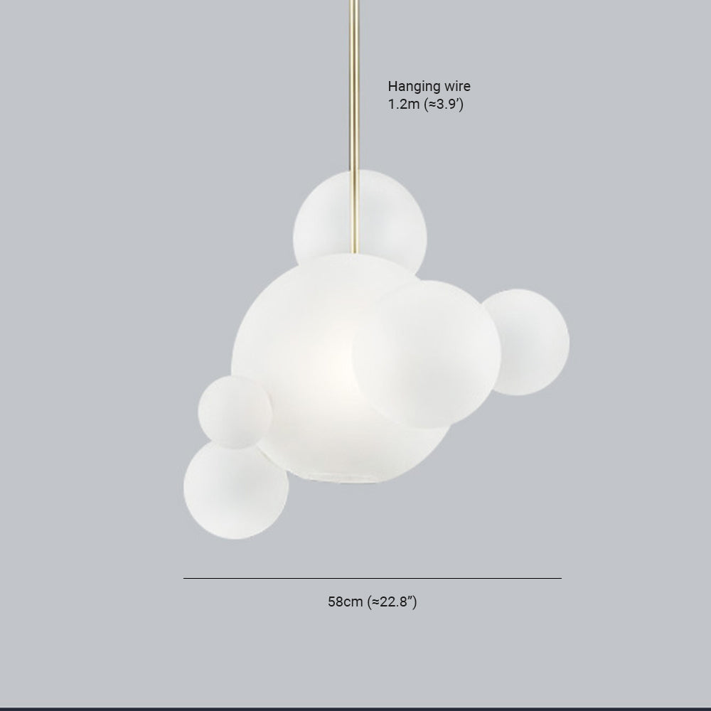 Modern Spaces Elegant Bubble Cluster Pendant Light