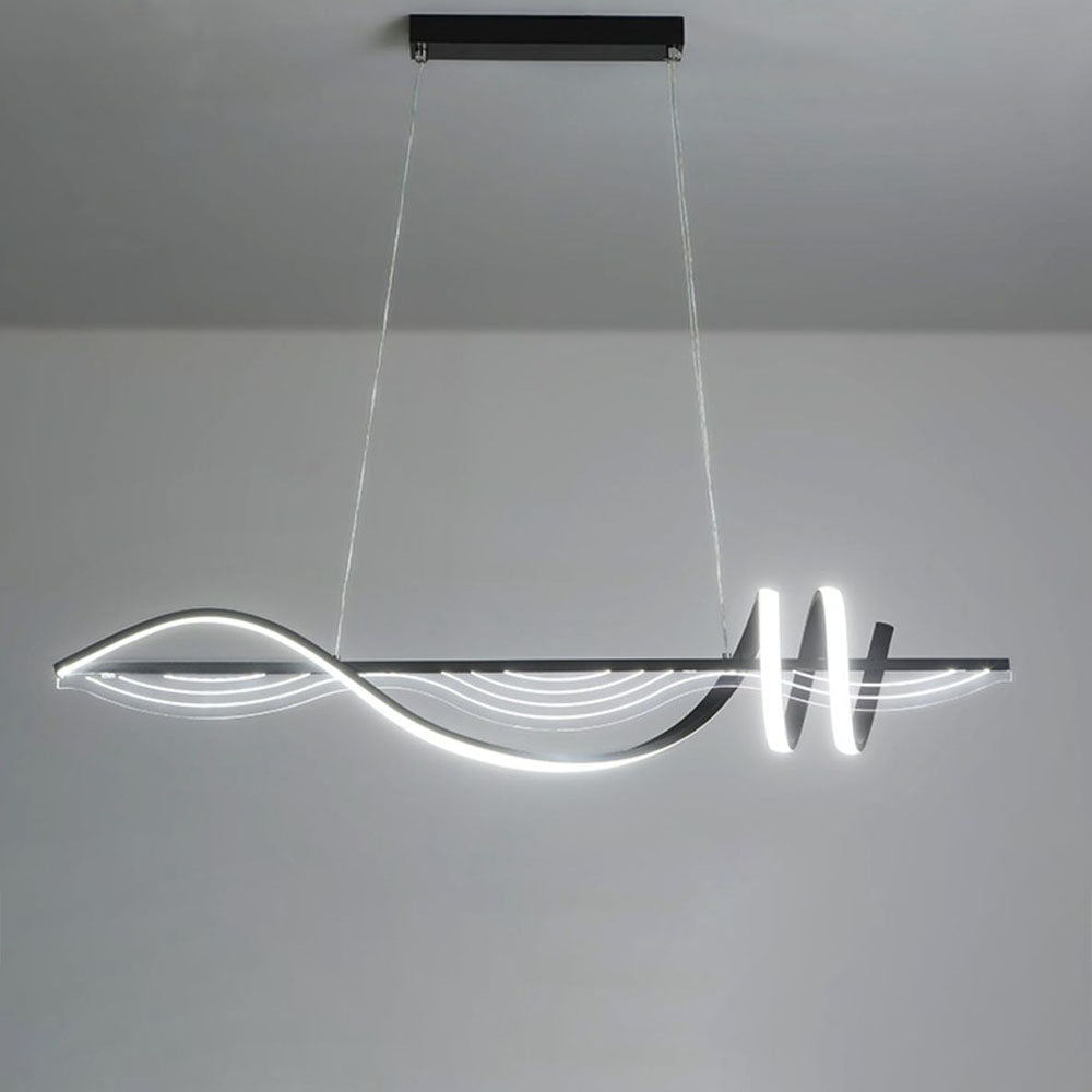 Elegant Lighting Contemporary Linear Metal Pendant Light