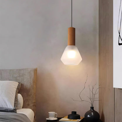 Soft Glow Pendant Light With Frosted Glass