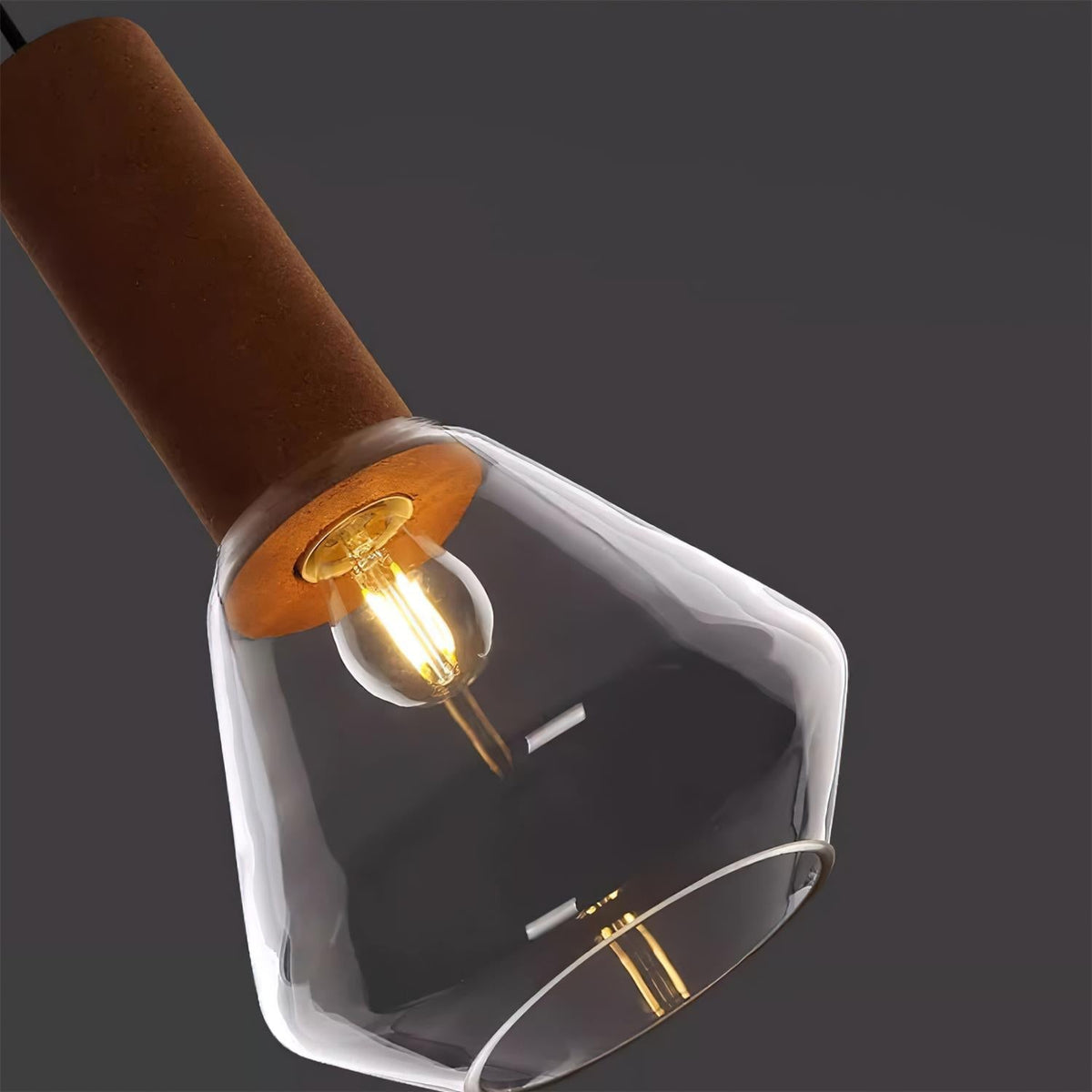 Soft Glow Pendant Light With Frosted Glass