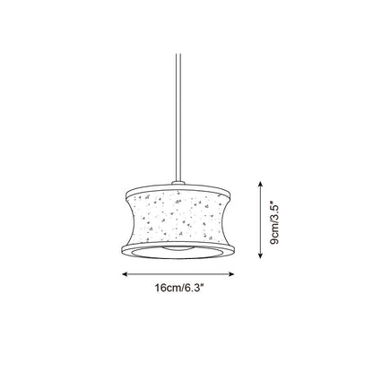 Pendant Lamp With Sleek Dimmable Lighting Triple Travertine