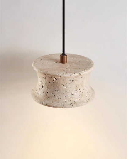 Pendant Lamp With Sleek Dimmable Lighting Triple Travertine