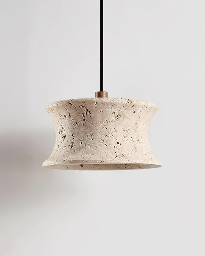 Pendant Lamp With Sleek Dimmable Lighting Triple Travertine