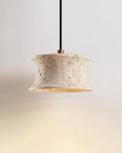 Pendant Lamp With Sleek Dimmable Lighting Triple Travertine