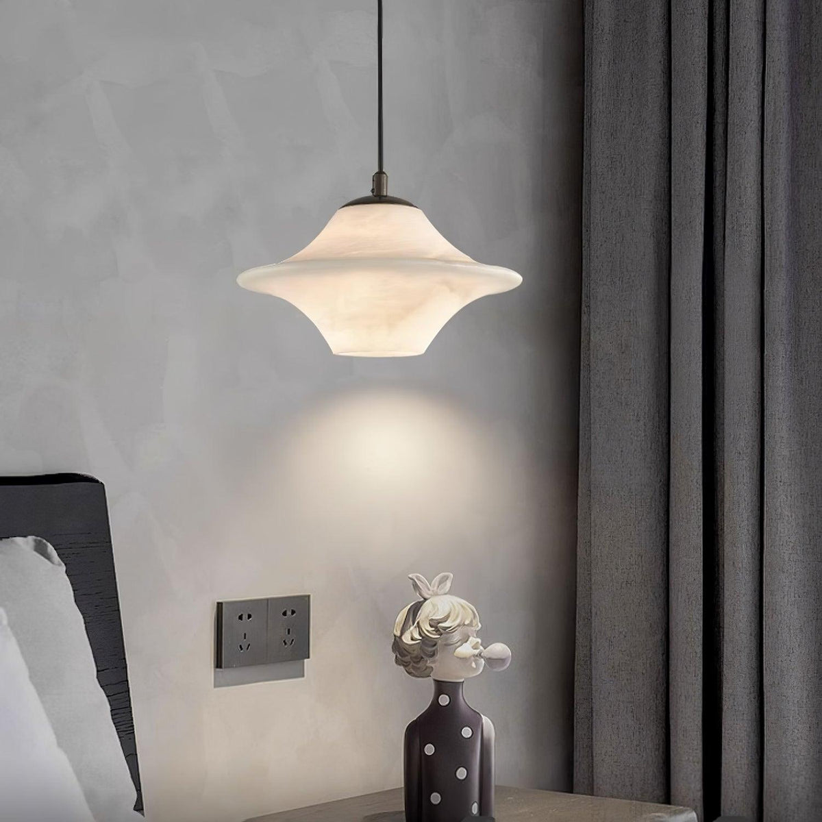 Pendant Light For Warm Indoor Ambience Elegant Alabaster