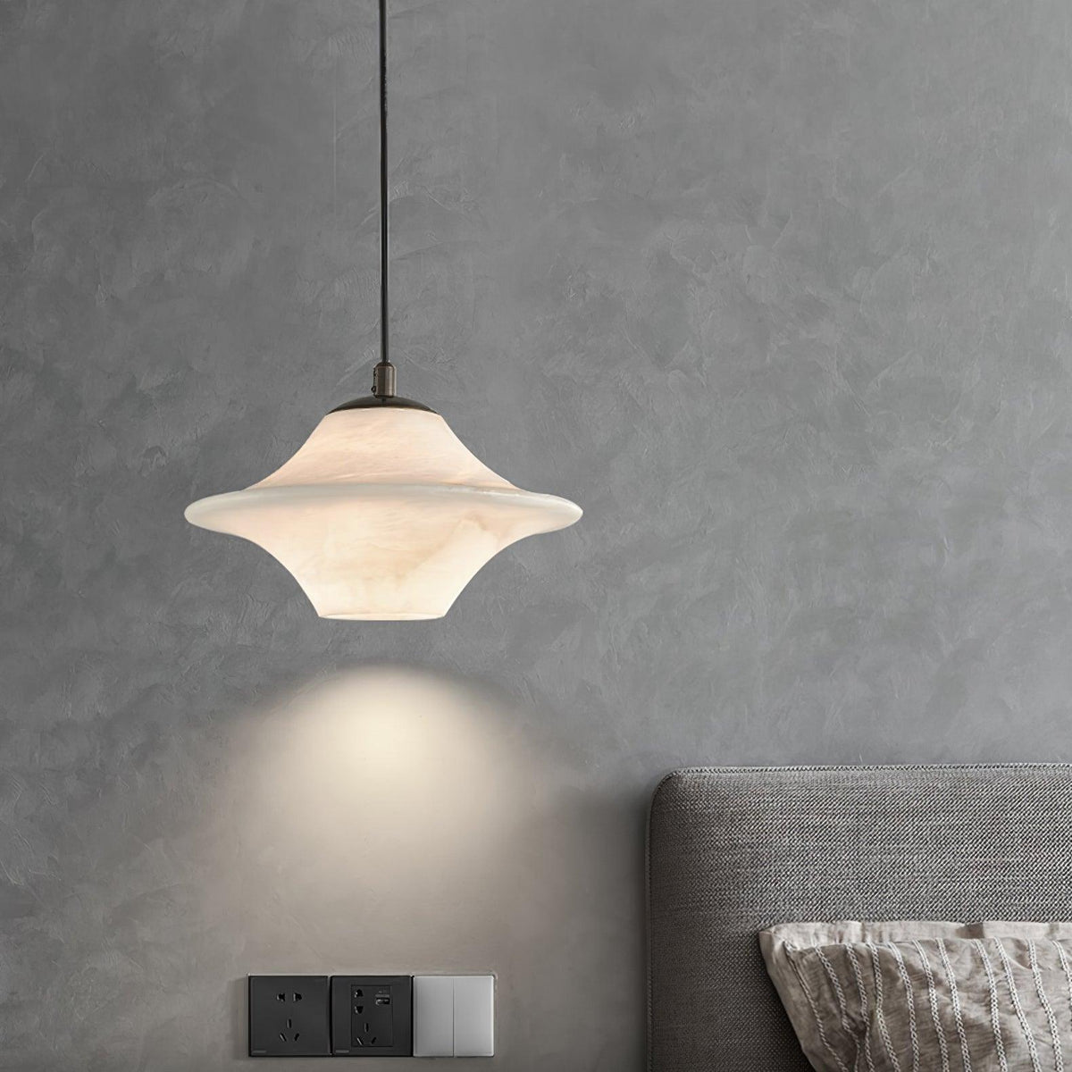 Pendant Light For Warm Indoor Ambience Elegant Alabaster