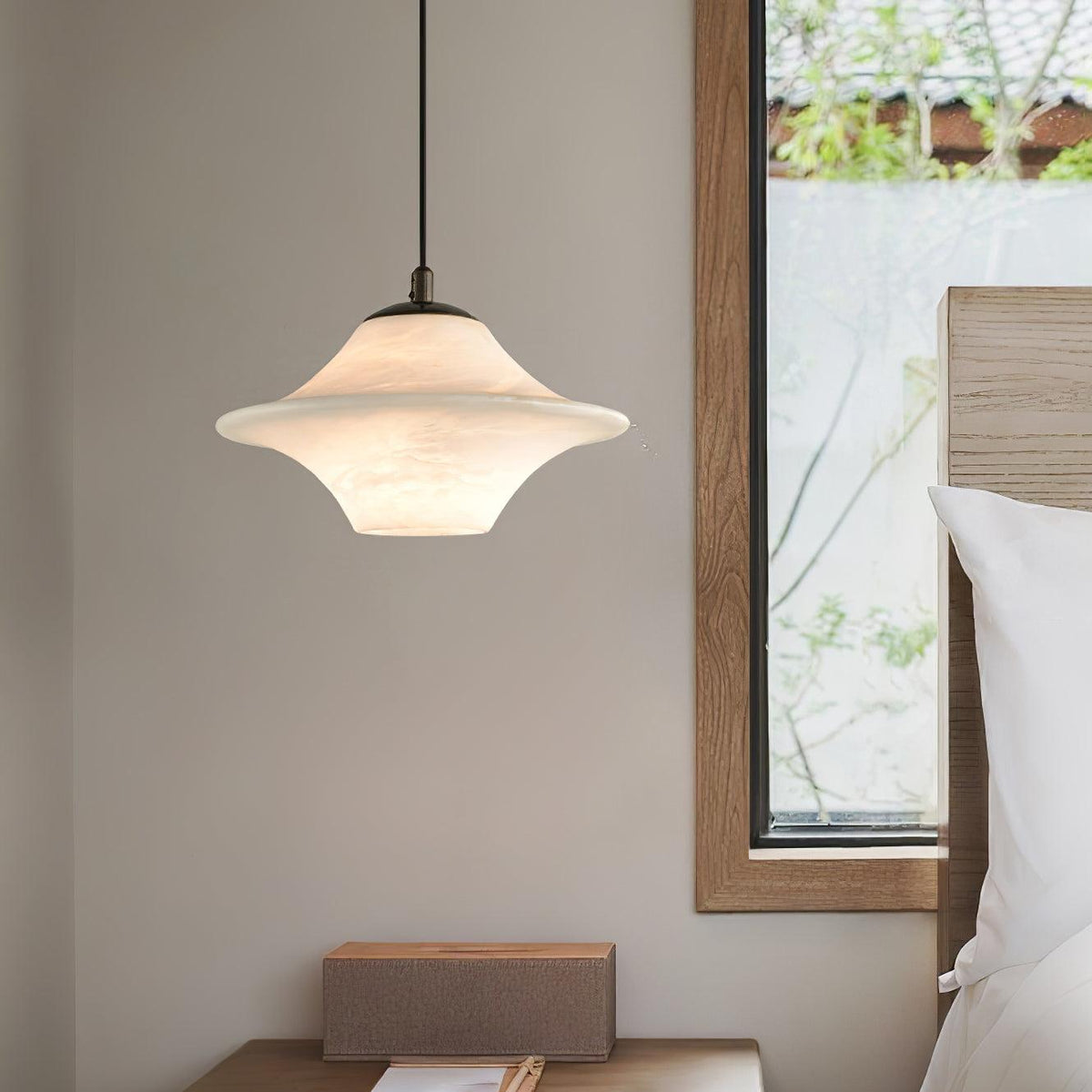 Pendant Light For Warm Indoor Ambience Elegant Alabaster