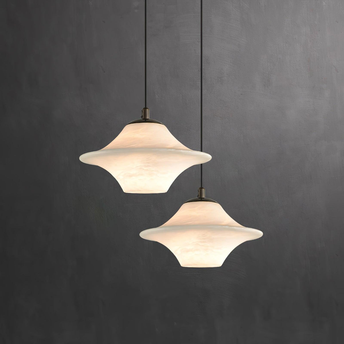 Pendant Light For Warm Indoor Ambience Elegant Alabaster