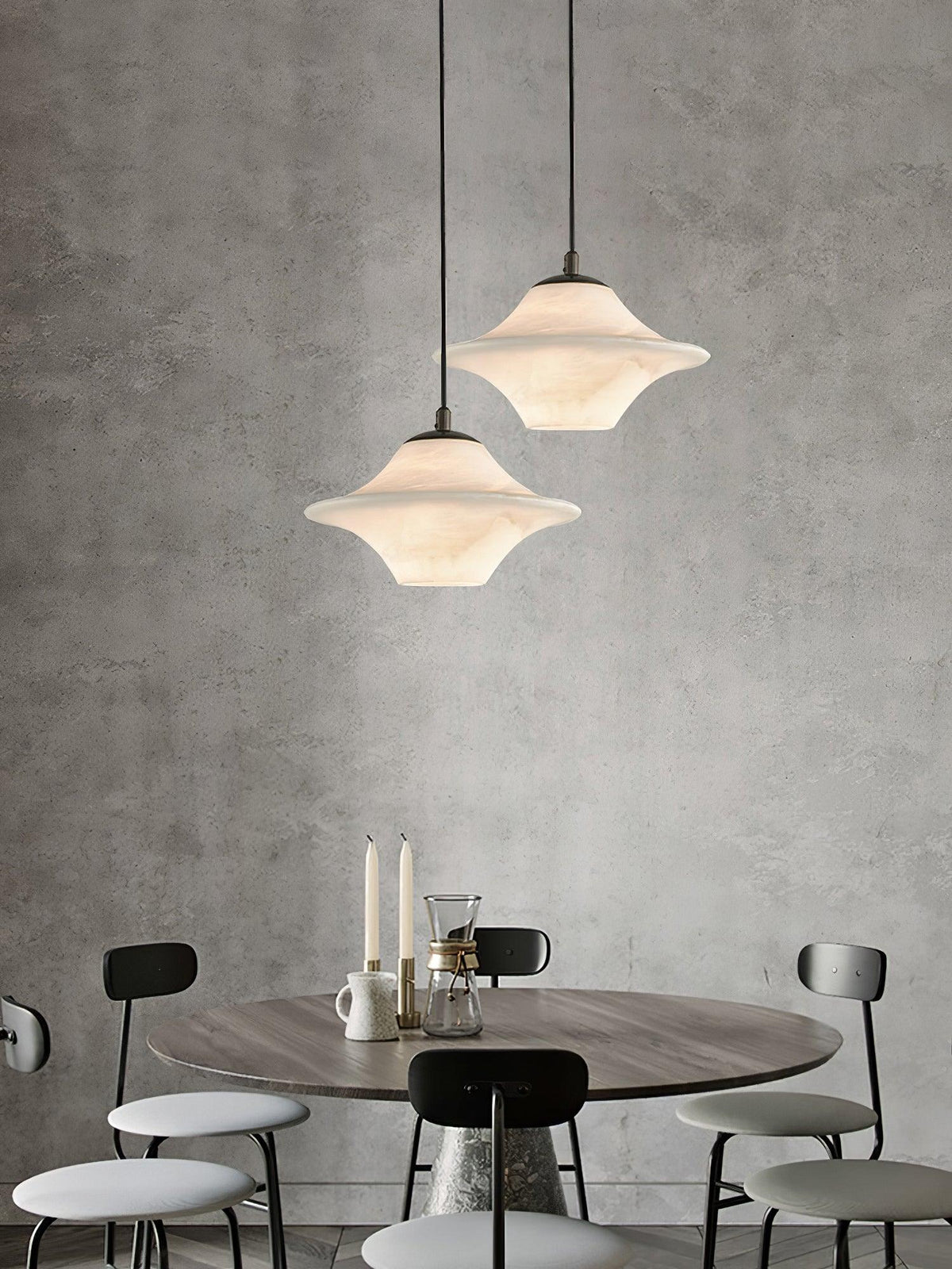 Pendant Light For Warm Indoor Ambience Elegant Alabaster