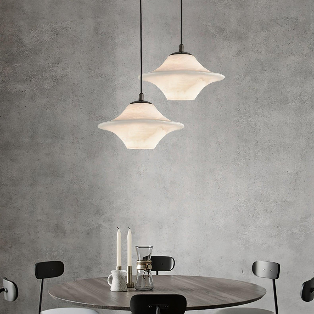 Pendant Light For Warm Indoor Ambience Elegant Alabaster
