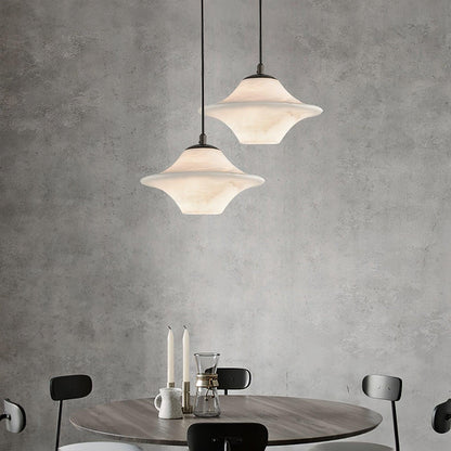 Pendant Light For Warm Indoor Ambience Elegant Alabaster