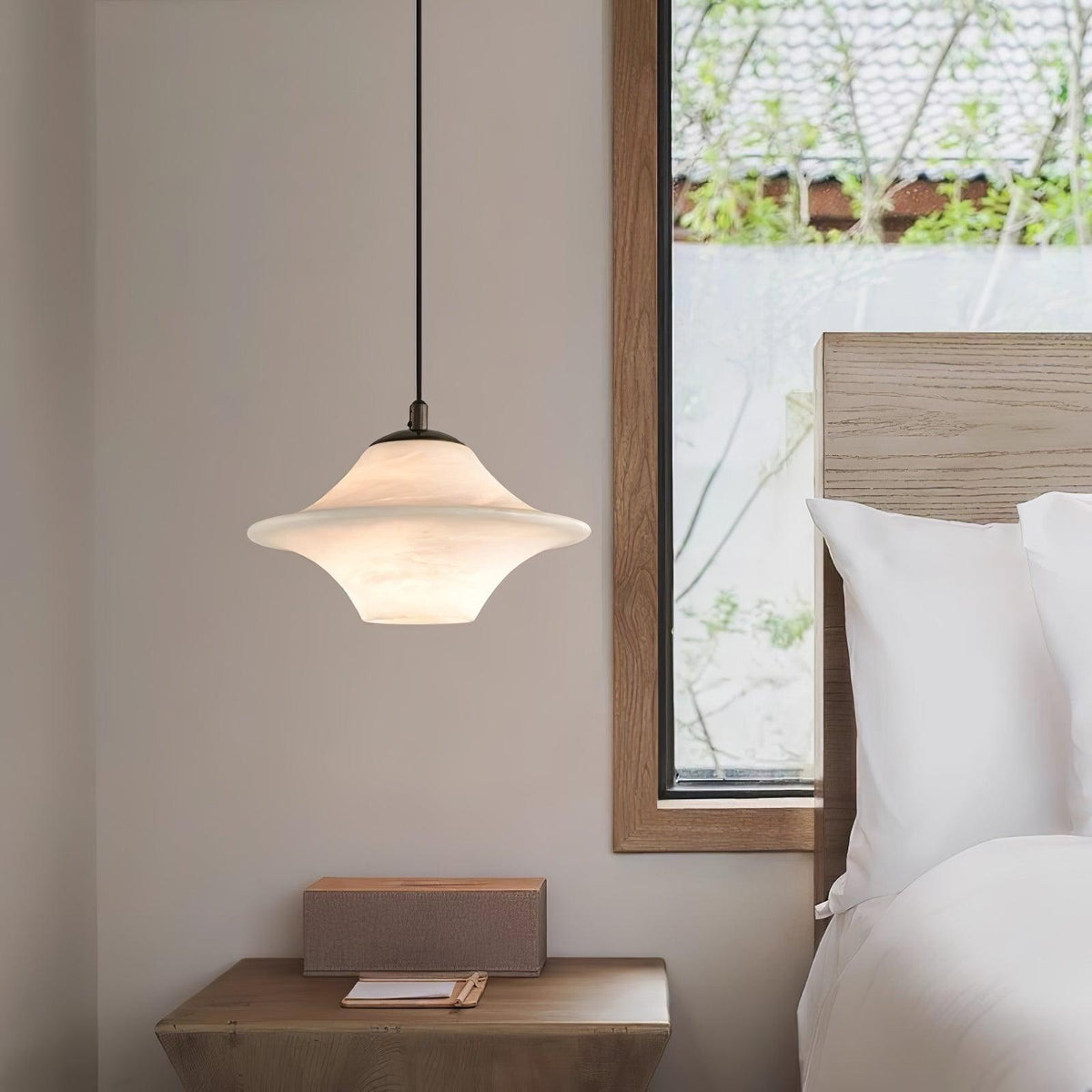 Pendant Light For Warm Indoor Ambience Elegant Alabaster