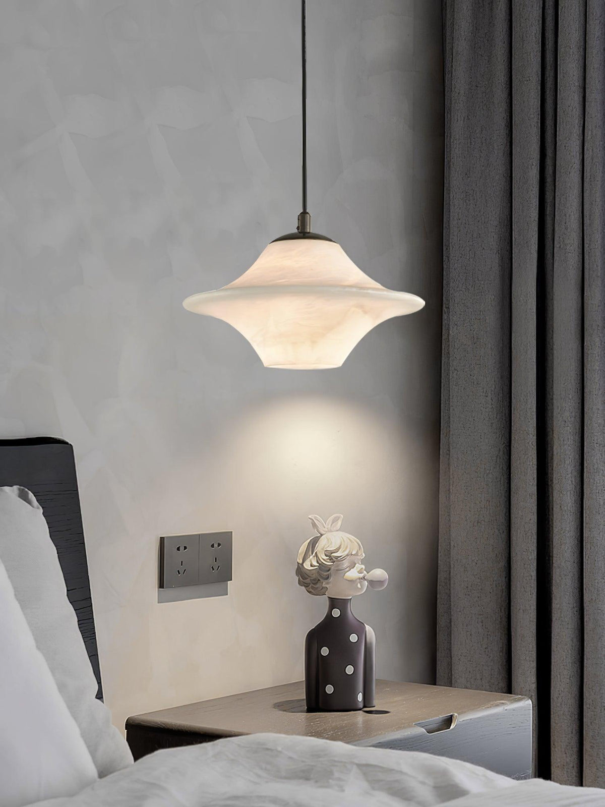 Pendant Light For Warm Indoor Ambience Elegant Alabaster