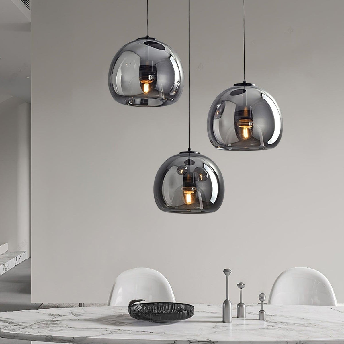 Modern Interiors Glass Dimmable Pendant Light