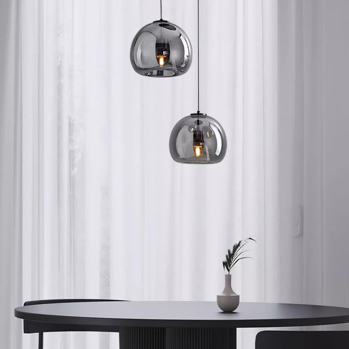 Modern Interiors Glass Dimmable Pendant Light