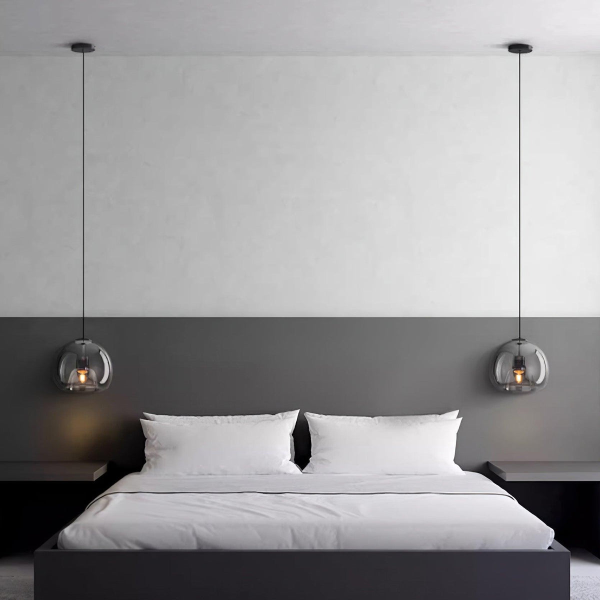 Modern Interiors Glass Dimmable Pendant Light