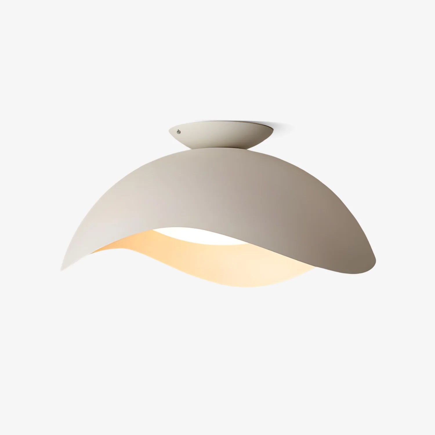 Ambient Sculptural Light Wave Ceiling