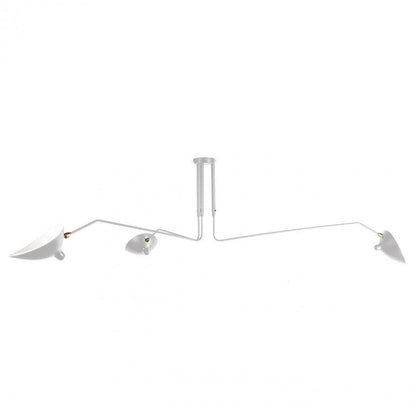 Ceiling Light Three Industrial Arm