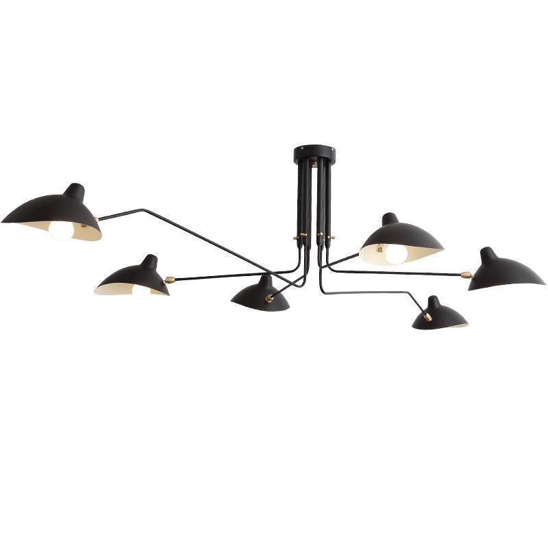 Ceiling Light Three Industrial Arm