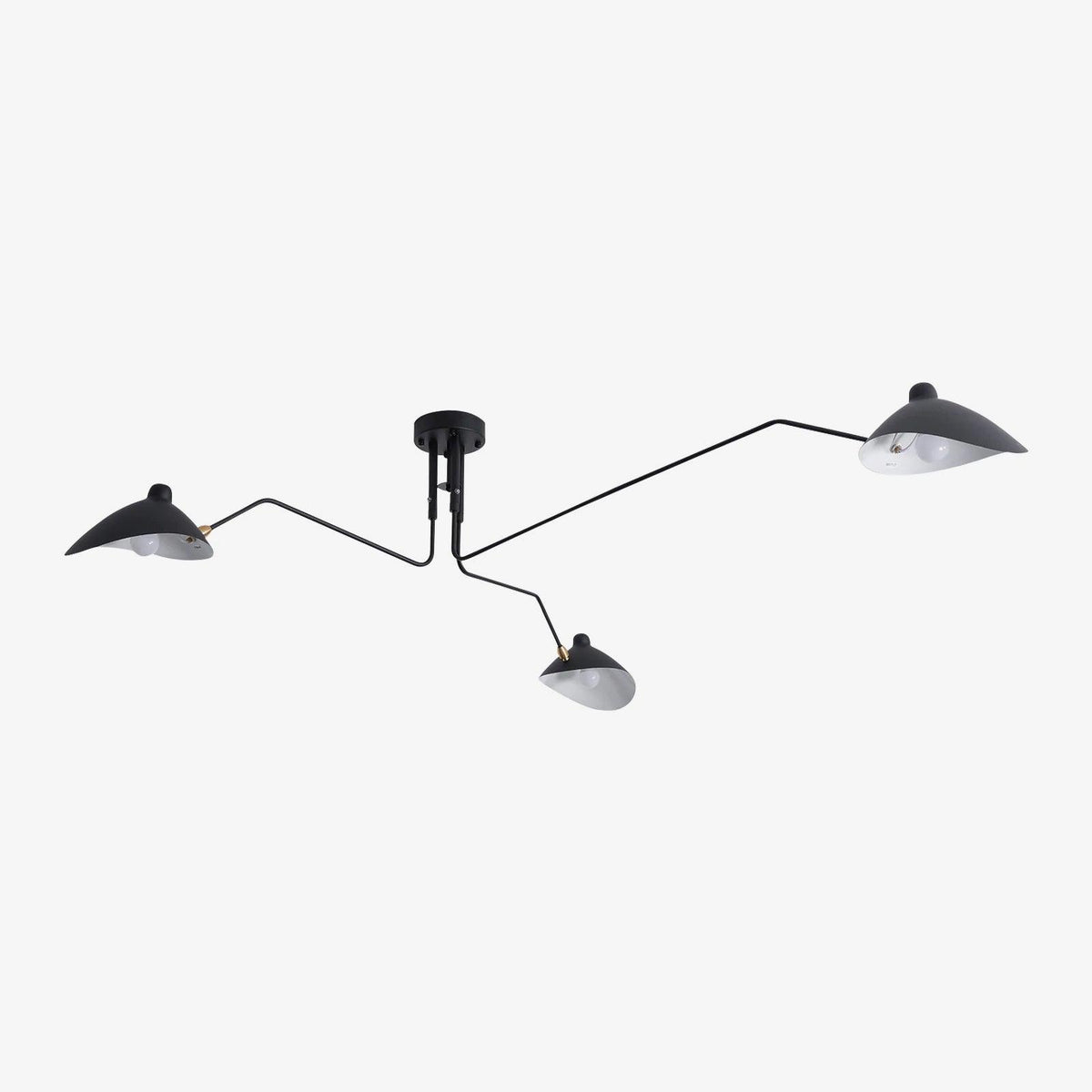 Ceiling Light Three Industrial Arm