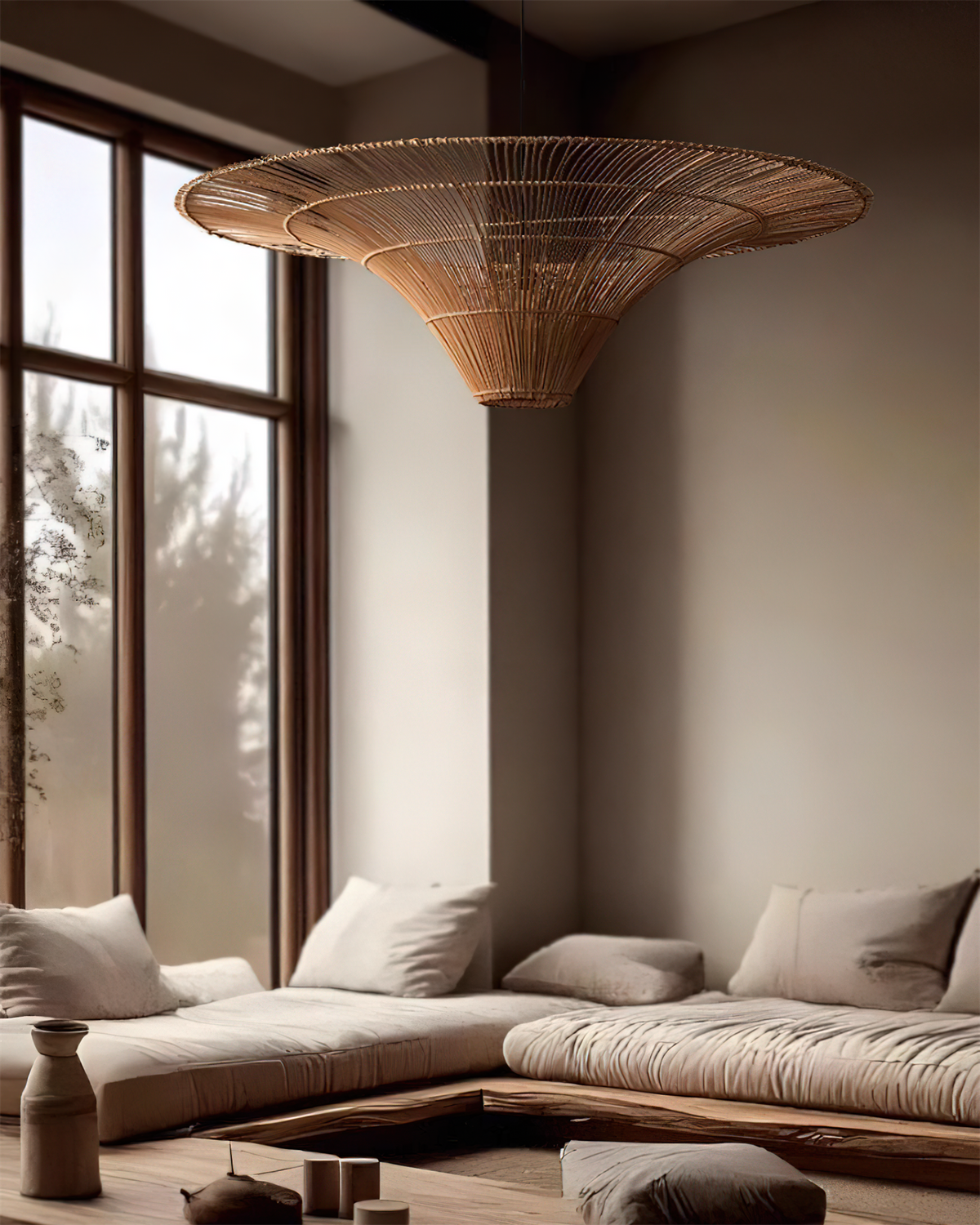 Cozy Ambience Rattan Handwoven Pendant Light