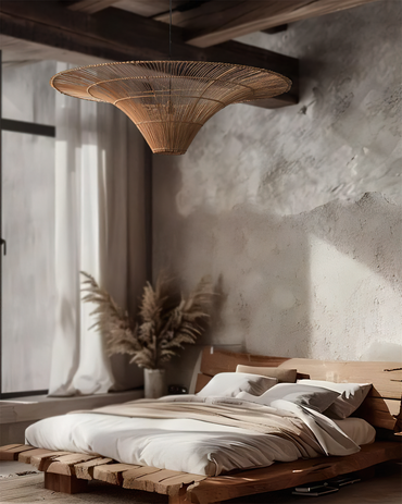 Cozy Ambience Rattan Handwoven Pendant Light