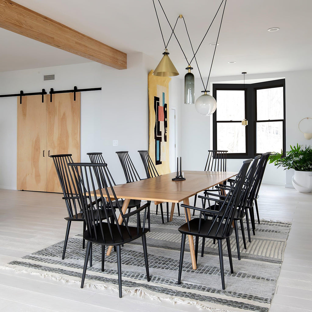 Adjustable Height Geometric Pendant Light