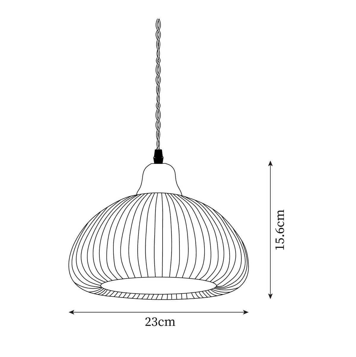 Ceramic Globe Pendant Light With Warm Glow