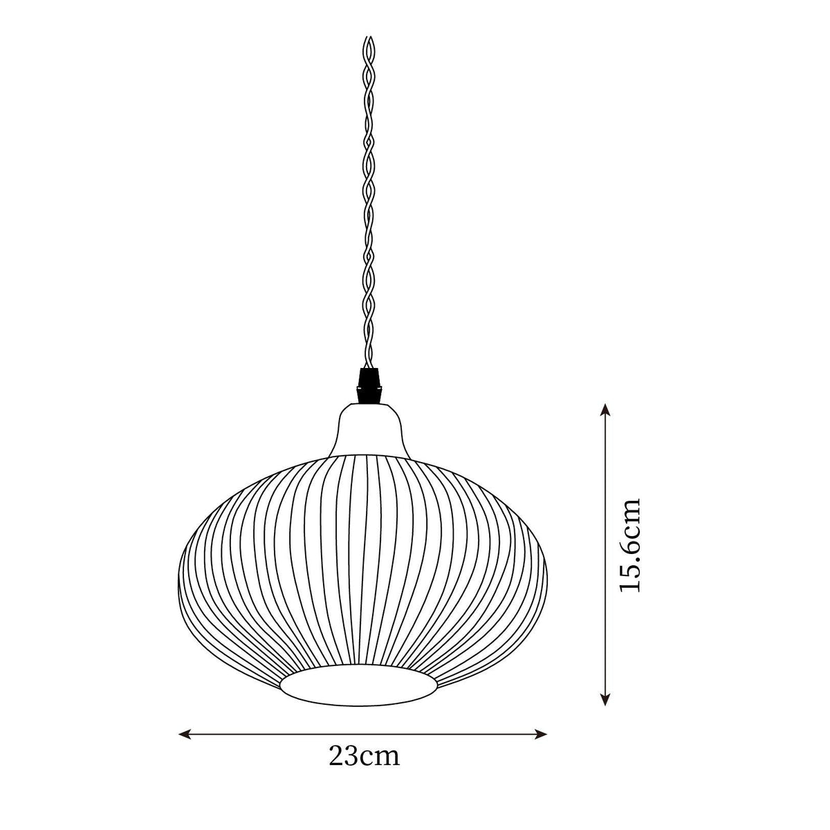 Ceramic Globe Pendant Light With Warm Glow