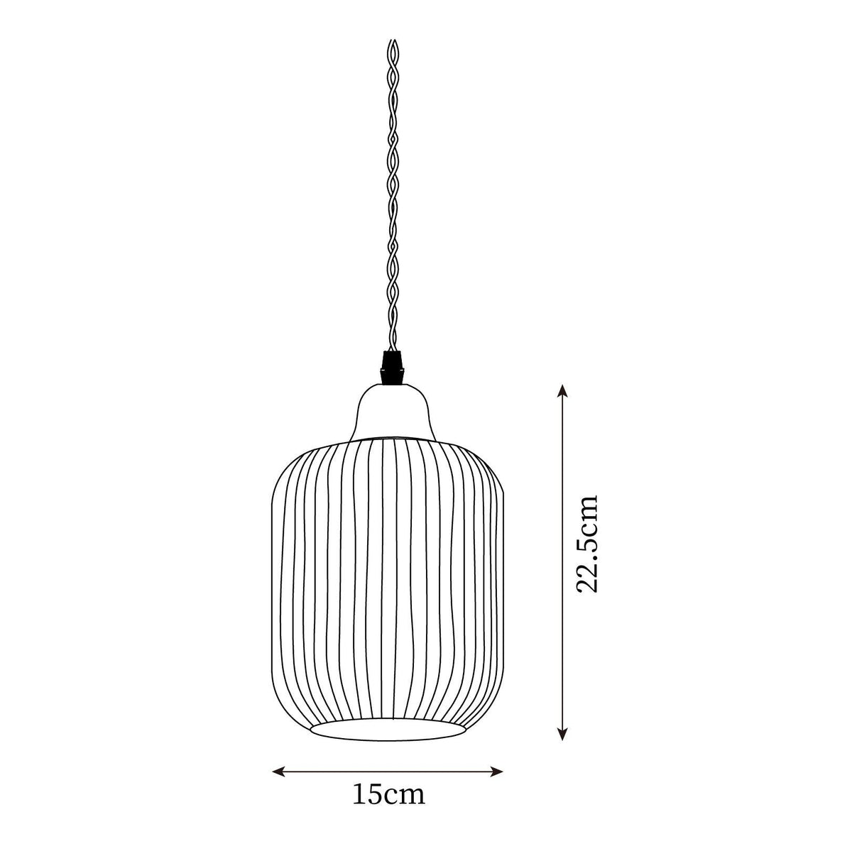 Ceramic Globe Pendant Light With Warm Glow