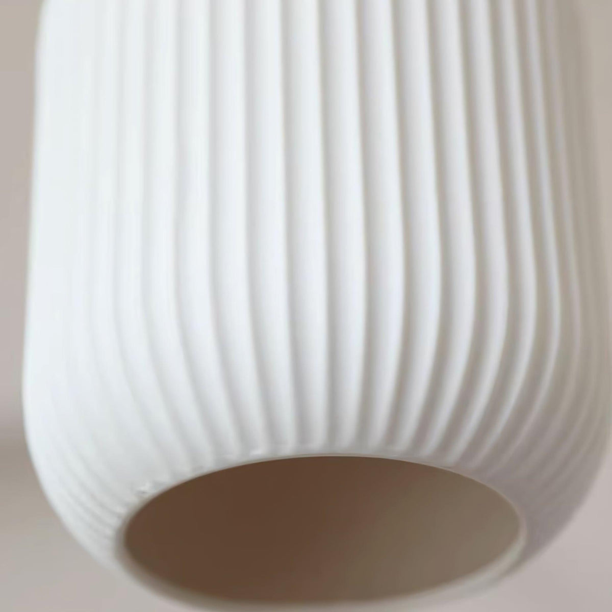 Ceramic Globe Pendant Light With Warm Glow