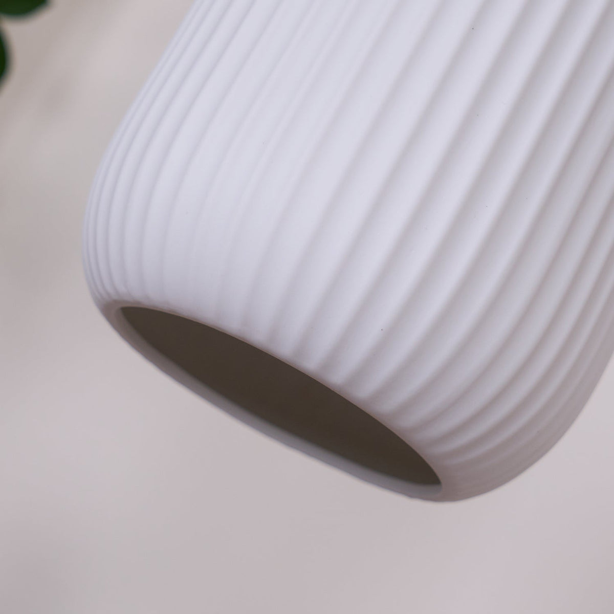 Ceramic Globe Pendant Light With Warm Glow